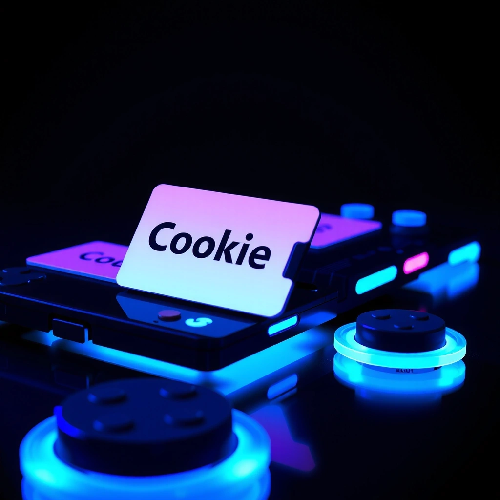 Cookie illustration showing digital storage concept
