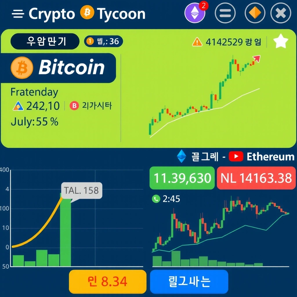 Crypto Tycoon Mobile Game Screenshot